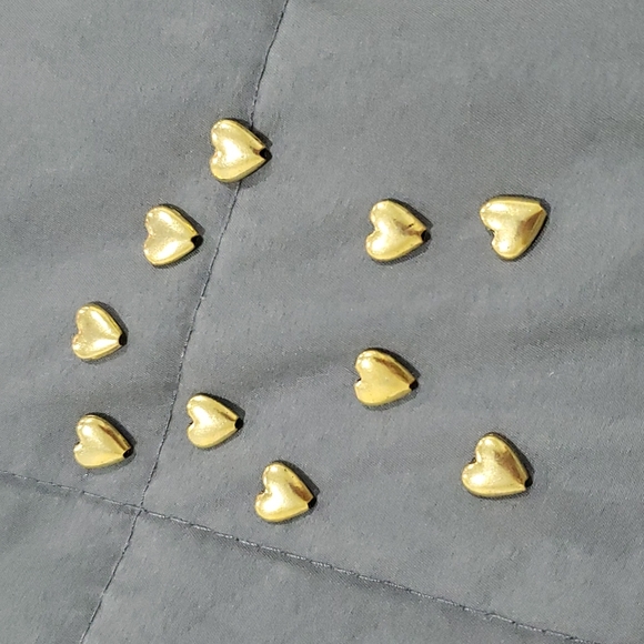 Other - 💥50% sale💥 10 Gold heart beads #1873